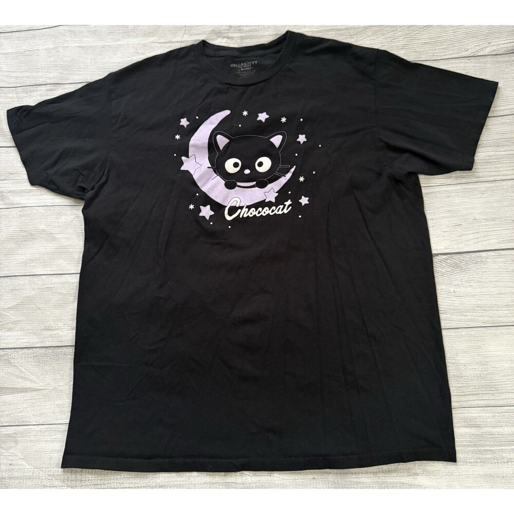 Hello Kitty And Friends Chococat Moon Graphic T Shirt Sanrio Rare Size 2XL XXL
